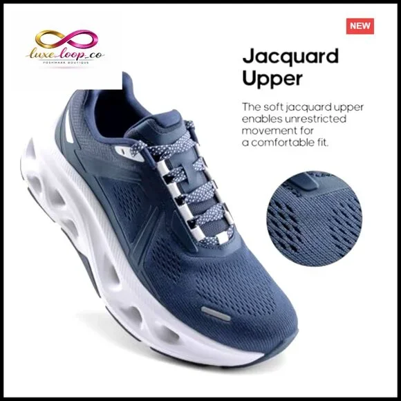 Men's Athletic Walking Shoes Non-Slip Breathable Mesh Gym Sneakers